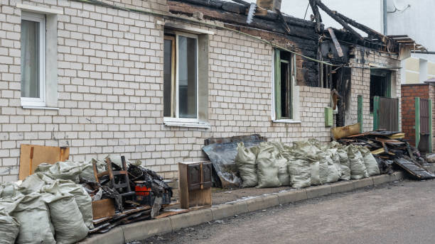 Professional Emergency Fire Cleanup technician working in Greenbelt, MD